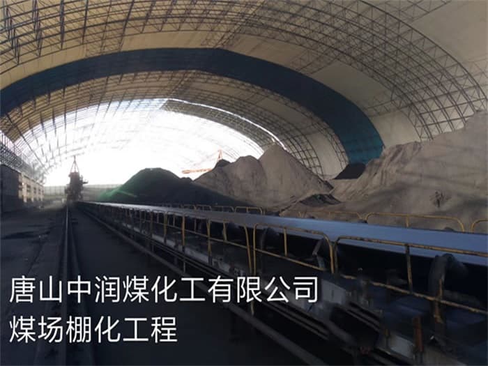 临海中润煤化工有限公司煤场棚化工程