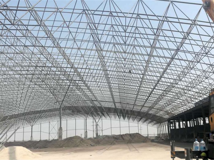 临海钢厂料仓网架工程